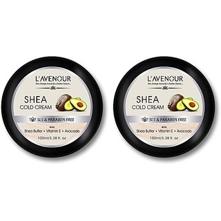 L'avenour Shea Cold Cream with Vitamin E & Avocado Oil For Deep Hydration & Dry Skin (200 ml) L'avenour Shea Cold Cream with Vitamin E & Avocado Oil For Deep Hydration & Dry Skin (200 ml)