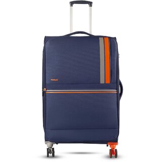 Timus Sportive Premium Large Soft Sided Polyester 360 Degree Wheeling System LuggageTSA Lock 8 Wheels Large Check-in Ex Timus Sportive Premium Large Soft Sided Polyester 360 Degree Wheeling System LuggageTSA Lock 8 Wheels Large Check-in Ex