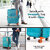Timus Sportive Soft Sided Premium Polyester 8 Wheels with 360 Degree Rotational Small Cabin Trolley Bagin Built TSA Loc