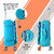 Timus Sportive Soft Sided Premium Polyester 8 Wheels with 360 Degree Rotational Small Cabin Trolley Bagin Built TSA Loc