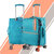 Timus Sportive Soft Sided Premium Polyester 8 Wheels with 360 Degree Rotational Small Cabin Trolley Bagin Built TSA Loc