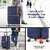 Timus Sportive Premium Large Soft Sided Polyester 360 Degree Wheeling System LuggageTSA Lock 8 Wheels Large Check-in Ex