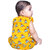 Kid Kupboard Cotton Baby Girls T-Shirt and Short Set, Yellow, Sleeveless, 9-12 Months KIDS6715