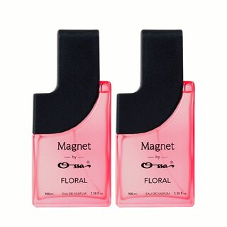 Ossa Magnet Floral Unisex Eau De Parfum Long Lasting Fragrance Premium Perfume For Men And Women (Pack of 2) Ossa Magnet Floral Unisex Eau De Parfum Long Lasting Fragrance Premium Perfume For Men And Women (Pack of 2)