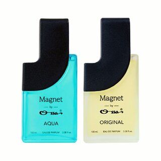                       Ossa Magnet Aqua  Original Unisex Eau De Parfum Combo Long Lasting Fragrance Perfume for Men  Women (Pack of 2)                                              