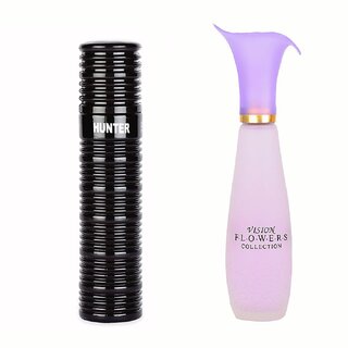 Ossa Hunter EDP 100ml And Vision Flowers EDP 110ml Long Lasting Perfume Combo For Men And Women (Pack of 2) Ossa Hunter EDP 100ml And Vision Flowers EDP 110ml Long Lasting Perfume Combo For Men And Women (Pack of 2)