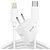 Digimate (DG-ADP-1004) 20W Charger with Lightning Cable Compatible with iPhone 14/14Plus/14Pro/14Promax 13/13Pro/13Promax (White)