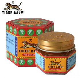 100% Original 20g Red Tiger Balm Ointment Thailand Painkiller Ointment Muscle Pain Relief Ointment Soothe Itch (Pack of 1)