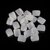 500 Pieces Transparent Natural Short Full Cover Nail Tips Square False Nails Flat Shape Acrylic Fake Nails for Diy Fingernails Salon (M 500pcs)