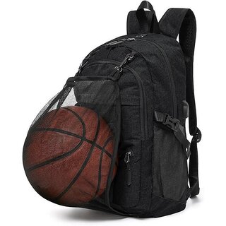 Buy Outdoor Travel Backpack Oxford Cloth Waterproof Computer Backpack Basketball Bag USB Charging Backpack Student Backpack Online 3439 from ShopClues