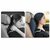 Fashion Car Seat Headrest Pad Memory Foam Pillow Head Neck Rest Support Cushion Black