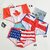 Canada UK USA Flag Swimming Trunks For Men Swimwear Mens Swim Shorts Boxer Briefs Beach Swimsuits Bathing Suit Man (UK-L)