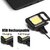 1pc Mini Flashlight Rechargeable Glare COB Keychain Light USB Charging Emergency Lamps LED Work Light Portable Outdoor Camping Light (1PCS 2000LM)