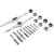 20pcs Taps and Dies Set M3~ Screw Thread & Tap Wrench & Die Wrench Hand