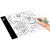 A3/A4/A5/A6 LED Light Board, LED Light Drawing Tablet Painting Tracing Board Copy Painting Pad (A4 (STEPLESS ADJUSTABLE BRIGHTNE)
