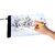 A3/A4/A5/A6 LED Light Board, LED Light Drawing Tablet Painting Tracing Board Copy Painting Pad (A4 (STEPLESS ADJUSTABLE BRIGHTNE)
