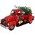 Vintage Metal Pickup Red Truck Farm House Rustic Decor Christmas (A)