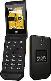 Cat S22 Flip 16GB Touchscreen, Android 11, IP68 Water Resistant, 4G LTE, Rugged Feature Mobile Phone