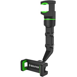 Sounce New Version-Car Phone Holder Mount, Rearview Mirror Phone Holder for Car, 360Rotatable and Retractable Car Phone Holder, Multifunctional Phone Mount for Car, for All Mobile Phones