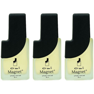                       Ossa Magnet Eau De Parfum Premium Perfume 30ml Long Lasting Fragrance For Men And Women (Pack of 3)                                              