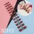 XS Short-Square 5 Sets Same Colors or Mixed Color Press-on Nail Set Nail Adhesive NOT Included 24 Pcs/Set Full Cover (SD11 5 Sets)