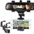 360 Degree Rotation Rearview Mirror Phone Holder Mobile Stand Mount Adjustable Arm & Angle Cradles Tabletop Phone Stand for Desk Car Vehicles Cell Phone Automobile