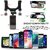 360 Degree Rotation Rearview Mirror Phone Holder Mobile Stand Mount Adjustable Arm & Angle Cradles Tabletop Phone Stand for Desk Car Vehicles Cell Phone Automobile