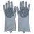 Gloves Magic Silicone Dish Washing Gloves, Silicon Cleaning Gloves, Silicon Hand Gloves for Kitchen Dishwashing and Pet Grooming, Great for Washing Dish, Car, Bathroom (Multicolour, 1 Pair)