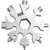18 in 1 Tool, Snowflake Multi Tool, Multi-Purpose Screwdriver Tool, Key-Chain-Screwdriver, Bottle Opener