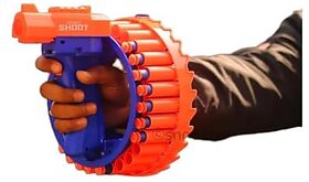 Toy Machine Dart Gun with Foam Darts Orange and Blue