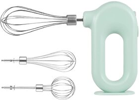 Electric Handheld Mixer, 4 Speed, Wireless, for Baking Cake, Egg Cream