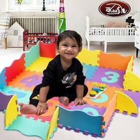 Kaash collections 36 Pieces Alphabet  Number EVA Foam Floor Puzzle Mats for Kids Above 2 Years - (Pack of 1)