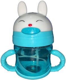 Nellu Spill-Proof Baby Sipper Cup 400ml With Soft Straw Water Bottle for Drinking