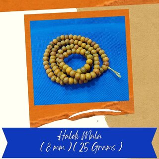 VSP VASTU SAMADHAN - 252 Haldi Mala for Chanting and get rid of anxiety, depression, and tensions ( 8 mm ) ( 25 Grams ) VSP VASTU SAMADHAN - 252 Haldi Mala for Chanting and get rid of anxiety, depression, and tensions ( 8 mm ) ( 25 Grams )