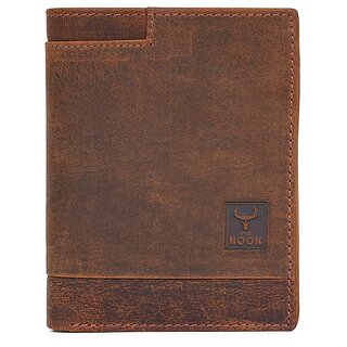 Wild-hook Mens Leather Wallet With RFID Blocking