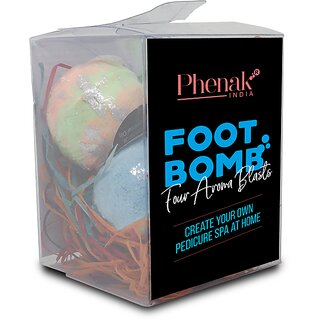                       Phenak india Foot Bomb 1 Box With 4 Balls With Outer Box                                              