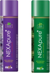 Indkus Nexa Combo Air Freshener 250ml Mogra And Lavender (Pack Of 2)