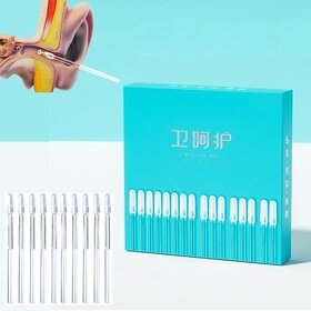 Ear wax Cleaner Stick Silicone Reusable Sticky Ear wax Removal Kit Ear Cleaning Tool Sticks,Removal Kit Reusable,Ear Sticks Cleaning Tool, Efficient Quick Way Remove Ear Wax for Ear Cleaning(24 Pcs)