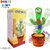 Green Dancing and Musical Cactus Toy  Interactive Fun for Kids and Adults (Green)