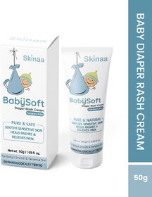 Skinaa Babysoft Diaper Rash Cream For Gentle And Effective Baby Skin Care Also Heals Rashes 50g