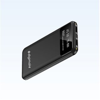                       Digimate (DG-PB-1006-BK)10000mAh|Type-C Input (2-Way Port) 22.5W Fast Charging Power Bank (Black)                                              