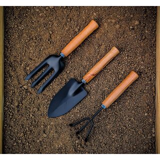 Minha Gardening Tools, Garden Tools, (Trowel, Hand Cultivator, Garden Fork), Home Gardening Tools,