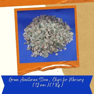 VSP VASTU SAMADHAN - 259 Green Aventurine Stone / Chips ( Mercury ) for Attracts Success, Fortune, and Good Luck (12 mm) VSP VASTU SAMADHAN - 259 Green Aventurine Stone / Chips ( Mercury ) for Attracts Success, Fortune, and Good Luck (12 mm)