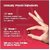 Nutriburst Biotin Gummies for Healthy Hair Skin  Nails Growth  With High Potency 10000 mcg of Sesbania Extract Natural BiotinFolic Acid  Multivitamins No-Added Sugar Strawberry Flavor60 Gummy