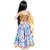 Colourful Floral Lehenga Choli with Dupatta for Girls, Multicoloured