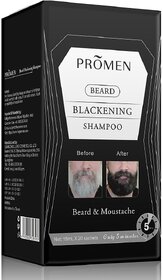 Beard Blackening Shampoo5 Minutes Moustache and Beard Color for Men  Easy to apply  No Stain  Beard H