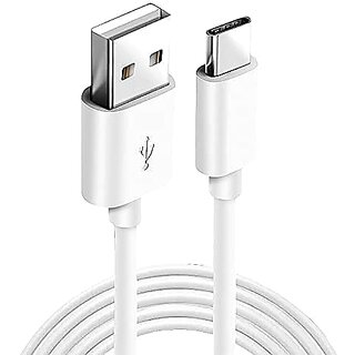 USB to Type C Charging Cable Ultra fast charging Sync Data Cable Compatible with All Smartphones (1 Meter, White) USB to Type C Charging Cable Ultra fast charging Sync Data Cable Compatible with All Smartphones (1 Meter, White)