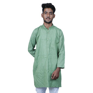                       Kid Kupboard Cotton Boys Kurta and Pyjama Set, Multicolor, Full-Sleeves, Above 14 Years KIDS6824                                              