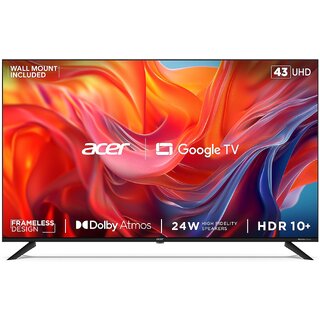                       Acer 164 cm (65 inches) Advanced I Series 4K Ultra HD Smart LED Google TV AR65GR2851UDFL (Black)                                              