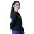 Kid Kupboard Cotton Girls Sweatshirt, Dark Blue, Full-Sleeves, 8-9 Years KIDS6869